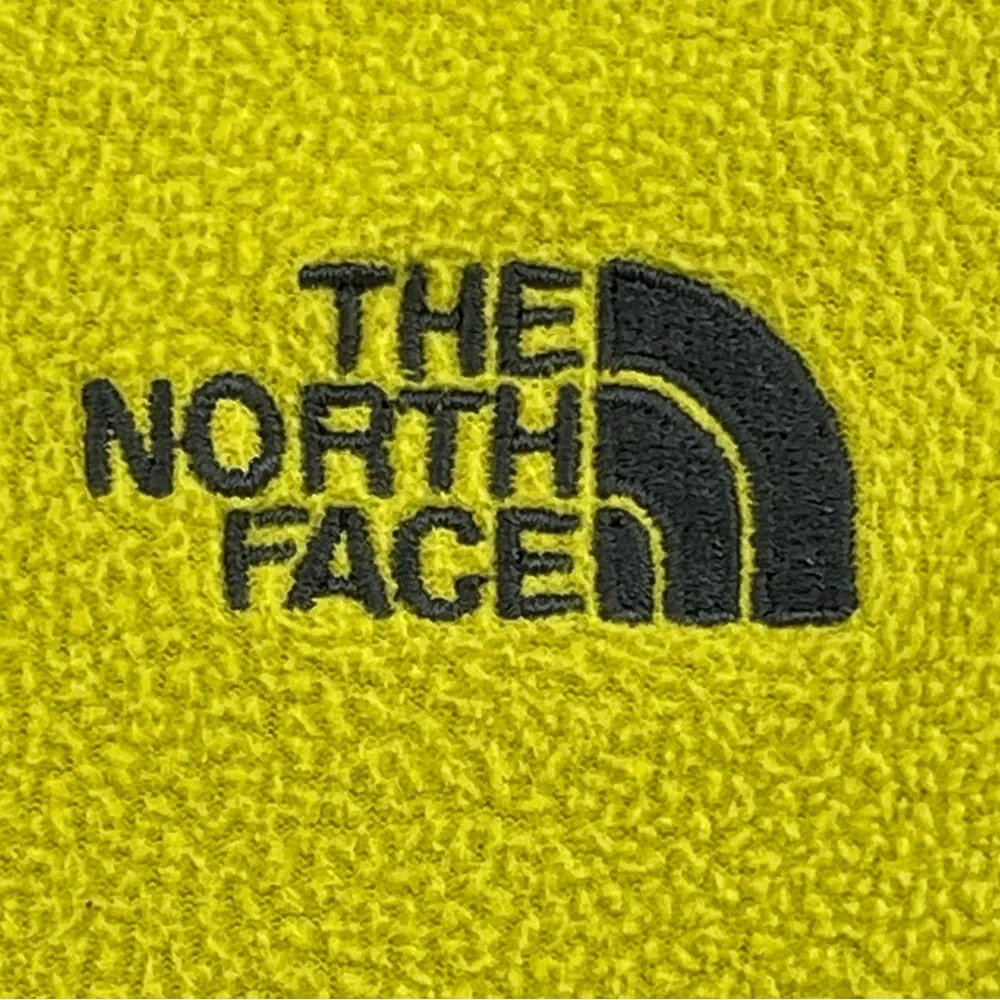The North Face Mens 1/4 Zip Fleece Yellow Green Flash Dry Size M (Tagged L) A3ZX